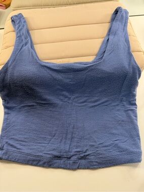 Blue Women's Scoop Neck Tank Top